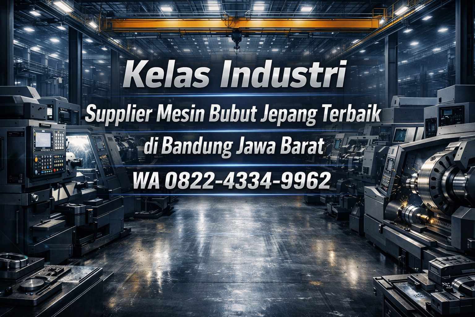 Kelas Industri | 0822-4334-9962 | Supplier Mesin Bubut Jepang Terbaik di Bandung