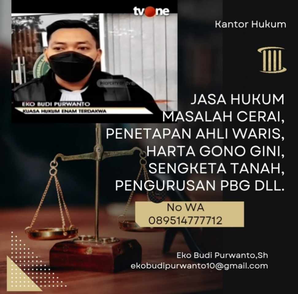 Jasa Hukum Eko Budi Purwanto, S.H