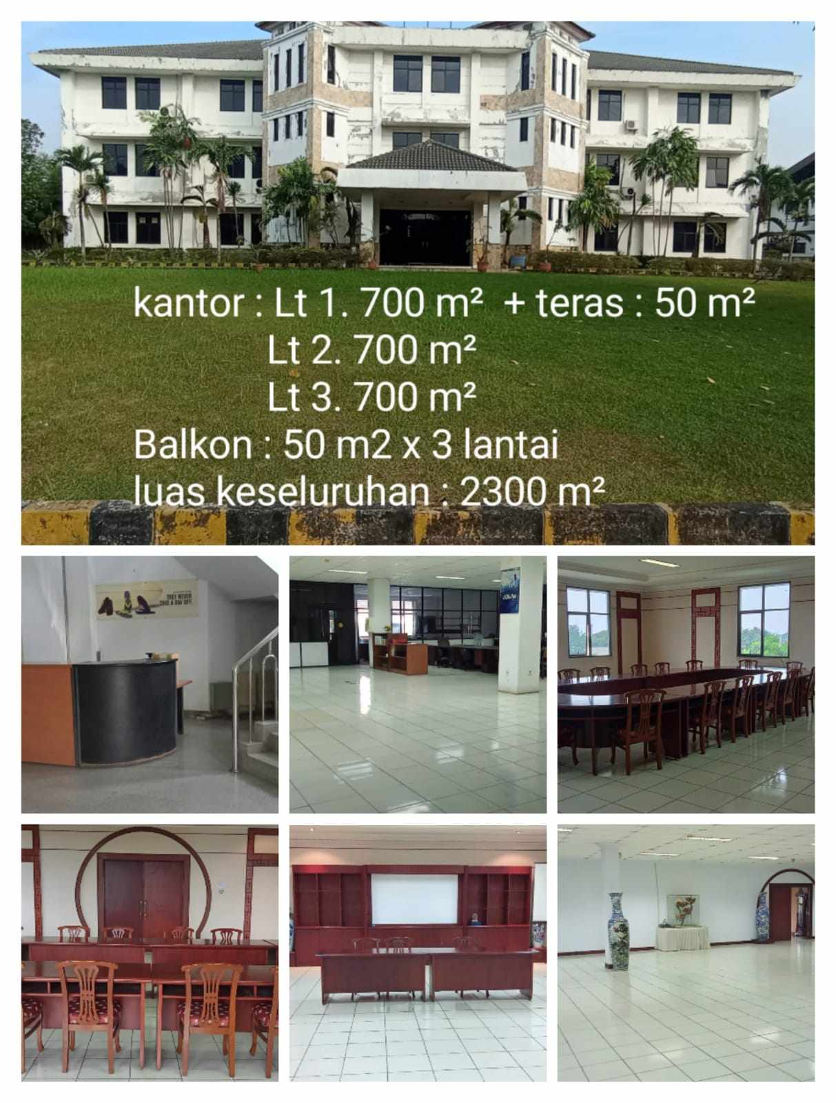 DIJUAL EX TANAH&BANGUNAN EX KANTOR DAN PABRIK SANDAL / SEPATU