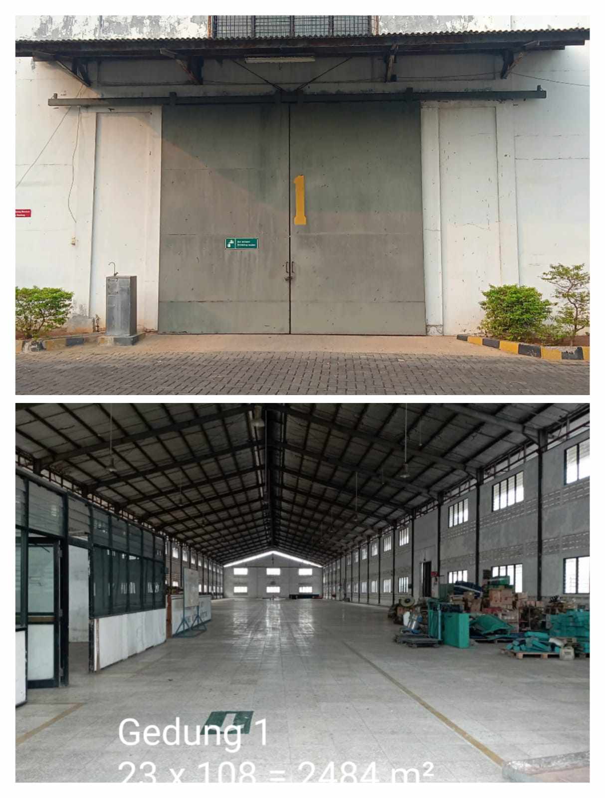 DIJUAL EX TANAH&BANGUNAN EX KANTOR DAN PABRIK SANDAL / SEPATU