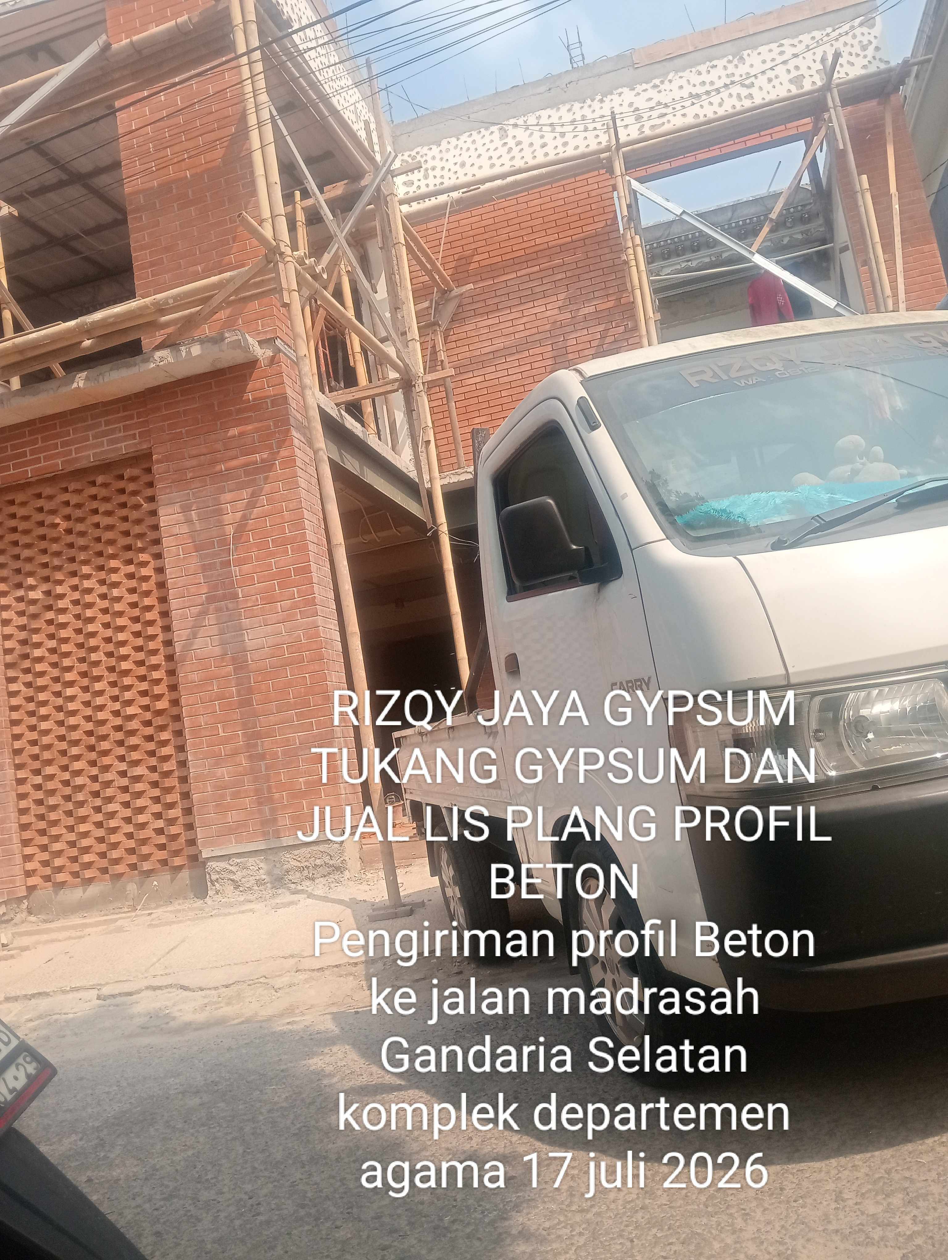 TUKANG GYPSUM DAN JUAL PROFIL BETON