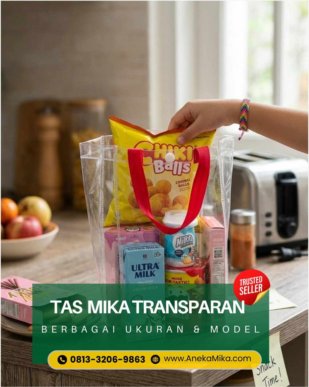 0813-3206-9863, Pabrik Tas Mika Transparan di Bangkalan
