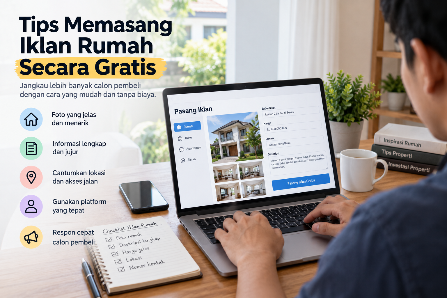 Tips Memasang Iklan Rumah Secara Gratis