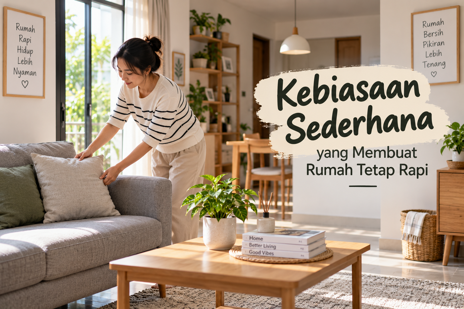 Kebiasaan Sederhana yang Membuat Rumah Tetap Rapi