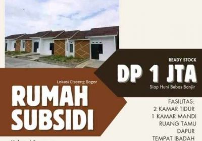 Rumah subsidi siap huni bebas banjir