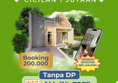 Rumah tanpa DP Murah di Jonggol