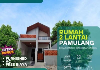 RUMAH BARU 2 LANTAI PAMULANG