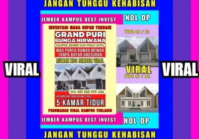 Promo Spektakuler Perumahan Jember Kampus Terlaris