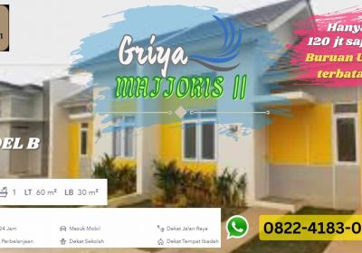 Rumah Subsidi Dijual di Malang