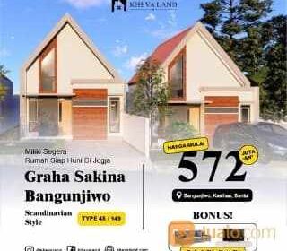 rumah siap huni di bangunjiwo kasihan bantul dekat kampus umy jogja