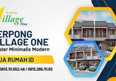 Rumah Cluster Serpong Village One Tangerang Selatan, Type 55 / 61