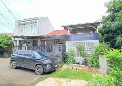 jual rumah semi full furnish nego di vila pamulang mas, pamulang, bambu apus